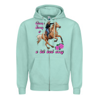 Seafoam classy sassy & a bit bad assy Zipper Hoodie - RanaPortraitStore