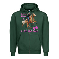 Sports Green classy sassy & a bit bad assy Zipper Hoodie - RanaPortraitStore