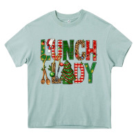 Arona Lunch Lady Christmas Heavy Core Tee - BundleAndBundleShop