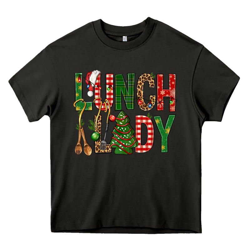 Lunch Lady Christmas Heavy Core Tee by BundleAndBundleShop | Teevron