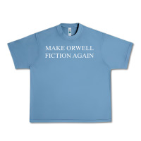 Pebble Blue make orwell fiction Urban Heavy Tee - artisFamous