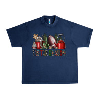 Navy tis the season Urban Heavy Tee - SublimationCraftShop