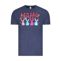 Vintage Denim Easter Day Mamaa Vintage Tee - CowhideDigitalArt