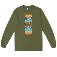 Army Green fall pattern Long Sleeve Tee - Artiststas