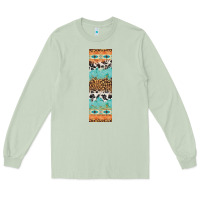Matcha fall pattern Long Sleeve Tee - Artiststas