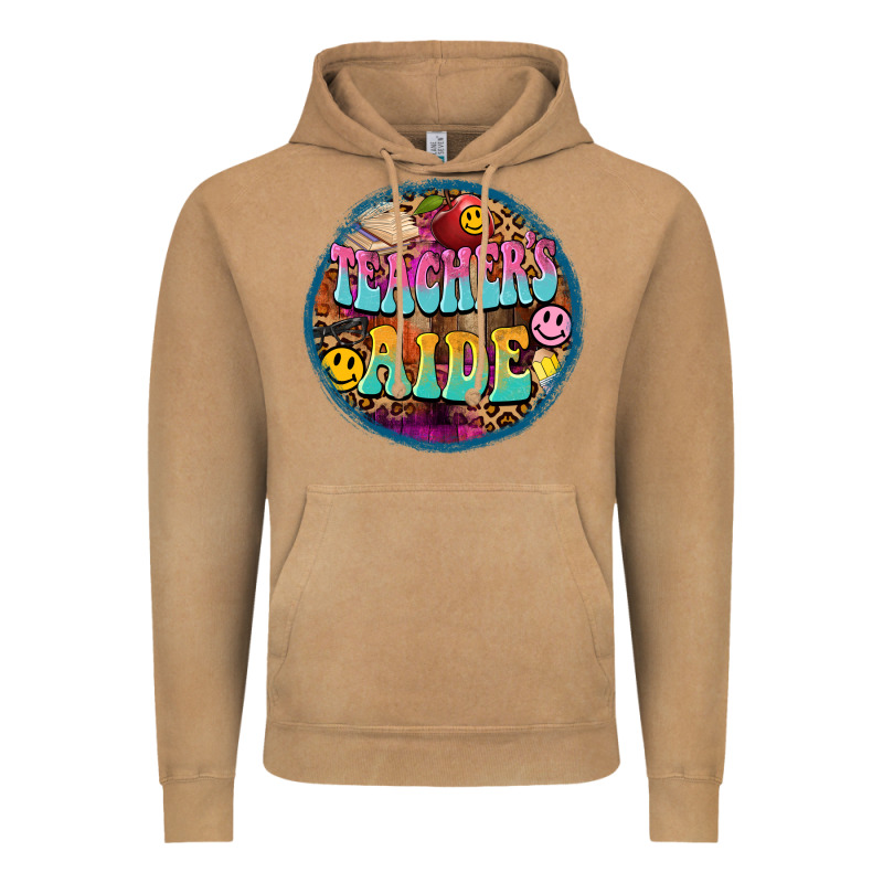 Western Groovy Teachers Aide Vintage Hoodie by BarkalooDesign | Teevron
