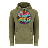 Vintage Olive western groovy teachers aide Vintage Hoodie - BarkalooDesign