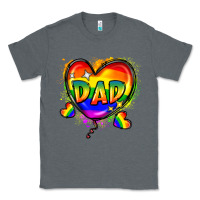 Charcoal Heather Dad pride Classic Tee - FaDigitalArtStudio