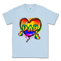 Dusty Blue Dad pride Classic Tee - FaDigitalArtStudio