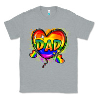 Heather Grey Dad pride Classic Tee - FaDigitalArtStudio