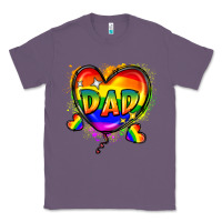 Lavender Dad pride Classic Tee - FaDigitalArtStudio
