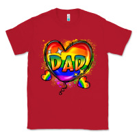 Red Dad pride Classic Tee - FaDigitalArtStudio