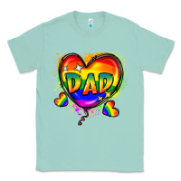 Seafoam Dad pride Classic Tee - FaDigitalArtStudio