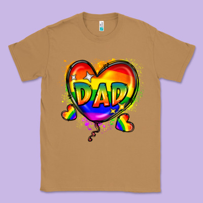 Dad Pride Classic Tee Designed By Fadigitalartstudio