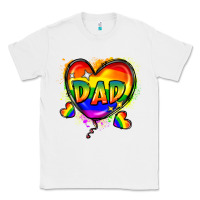 White Dad pride Classic Tee - FaDigitalArtStudio