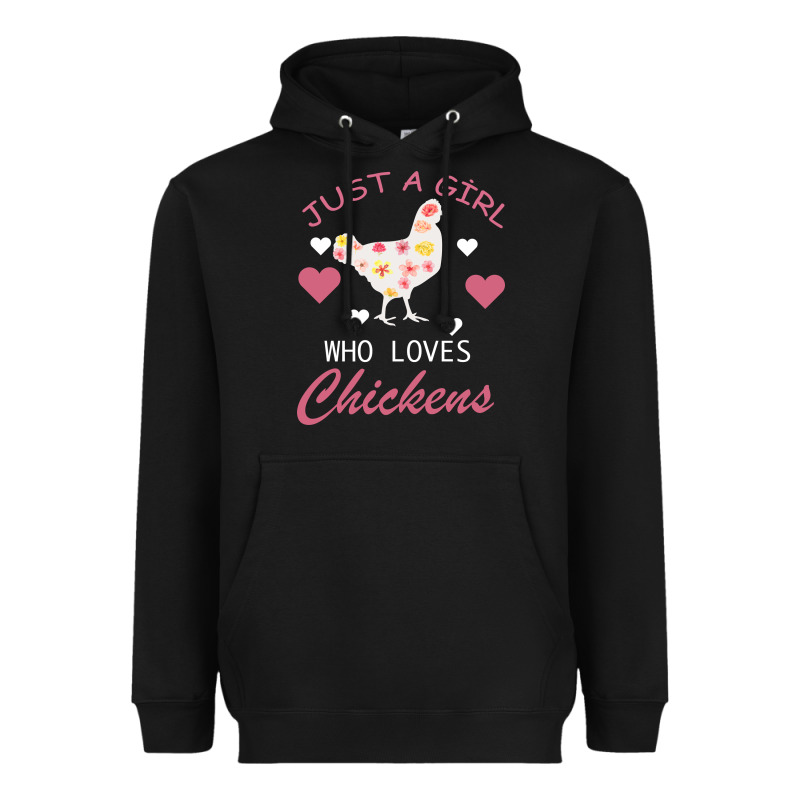 Just A Girl Who Love Chickens Heavyweight Hoodie by Bettercallsaul | Teevron