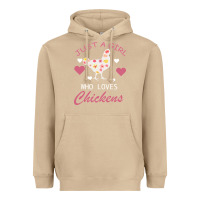 Mushroom Just A Girl Who Love Chickens Heavyweight Hoodie - Bettercallsaul