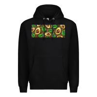Black avocados with wood and leopard background 11 oz mug Premium Hoodie - BarkalooDesign