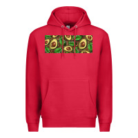Cardinal avocados with wood and leopard background 11 oz mug Premium Hoodie - BarkalooDesign
