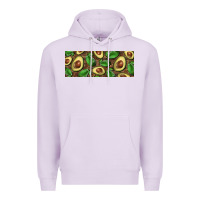 Lilac avocados with wood and leopard background 11 oz mug Premium Hoodie - BarkalooDesign