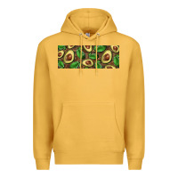 Mustard avocados with wood and leopard background 11 oz mug Premium Hoodie - BarkalooDesign