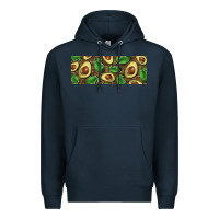 Navy avocados with wood and leopard background 11 oz mug Premium Hoodie - BarkalooDesign