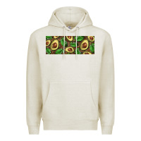 Oatmeal Heather avocados with wood and leopard background 11 oz mug Premium Hoodie - BarkalooDesign