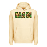 Pina Colada avocados with wood and leopard background 11 oz mug Premium Hoodie - BarkalooDesign