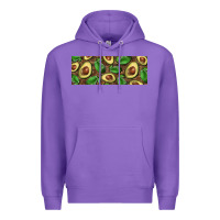 Purple avocados with wood and leopard background 11 oz mug Premium Hoodie - BarkalooDesign
