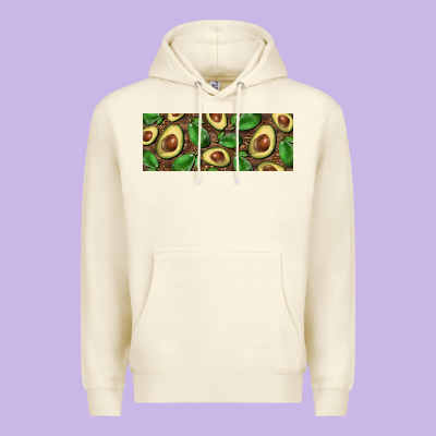 Avocados With Wood And Leopard Background 11 Oz Mug Premium Hoodie Designed By Barkaloodesign