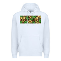 White avocados with wood and leopard background 11 oz mug Premium Hoodie - BarkalooDesign