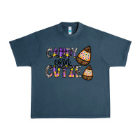 Midnight Navy Candy Corn Cutie Urban Heavy Tee - CowhideDigitalArt