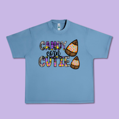 Candy Corn Cutie Urban Heavy Tee Designed By Cowhidedigitalart