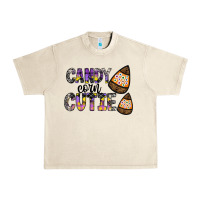 Sandshell Candy Corn Cutie Urban Heavy Tee - CowhideDigitalArt