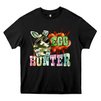 Black egg hunter Heavy Core Tee - FaDigitalArtStudio