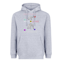 Heather Grey Just A Girl Who Loves Elephants Heavyweight Hoodie - Bettercallsaul