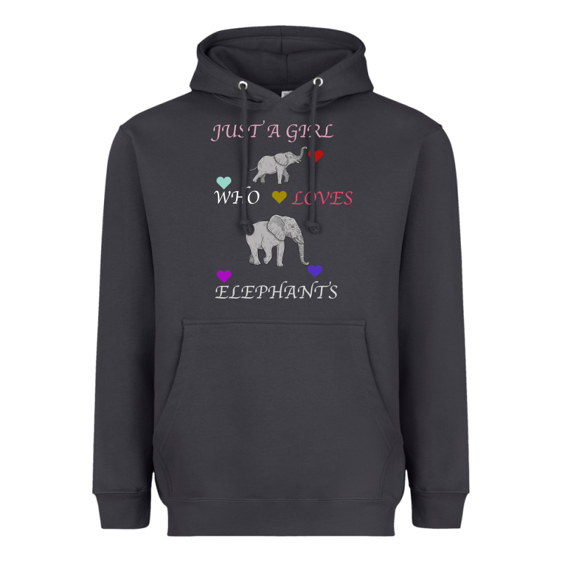 Just A Girl Who Loves Elephants Heavyweight Hoodie by Bettercallsaul | Teevron
