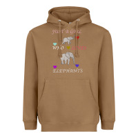 Toasted Coconut Just A Girl Who Loves Elephants Heavyweight Hoodie - Bettercallsaul
