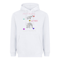 White Just A Girl Who Loves Elephants Heavyweight Hoodie - Bettercallsaul