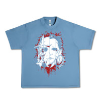 Pebble Blue friends horror face mashup horror movies halloween Urban Heavy Tee - artisFamous