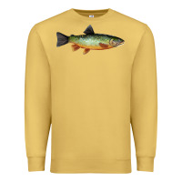 Antique Gold Greenback Cutthroat Trout Fish Premium Sweatshirt - RanaPortraitStore