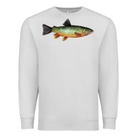 Dove Grey Greenback Cutthroat Trout Fish Premium Sweatshirt - RanaPortraitStore