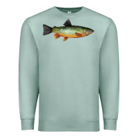 Seafoam Greenback Cutthroat Trout Fish Premium Sweatshirt - RanaPortraitStore