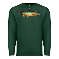 Sports Green Greenback Cutthroat Trout Fish Premium Sweatshirt - RanaPortraitStore