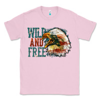Bubblegum Pink Wild and free Classic Tee - FaDigitalArtStudio