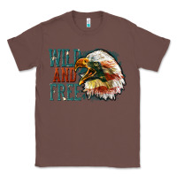 Chestnut Wild and free Classic Tee - FaDigitalArtStudio
