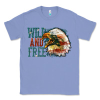 Colony Blue Wild and free Classic Tee - FaDigitalArtStudio