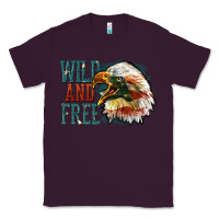 Plum Wild and free Classic Tee - FaDigitalArtStudio