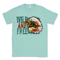 Seafoam Wild and free Classic Tee - FaDigitalArtStudio