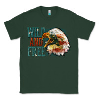 Sports Green Wild and free Classic Tee - FaDigitalArtStudio